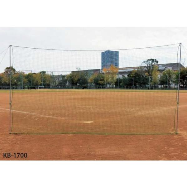 ネット 野球 フェンス KB-1700 バックネットST緑andポールセット 送料ランク【U】 (K...