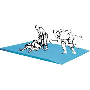 マット 柔道 格闘技 S915 投込みマット（傾斜型二ツ折） (KSA)