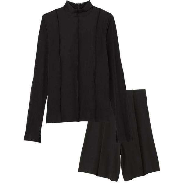 水着 長袖 ロングスリーブ セパレート L/S Stitching Sepa ブラック  (JSS)