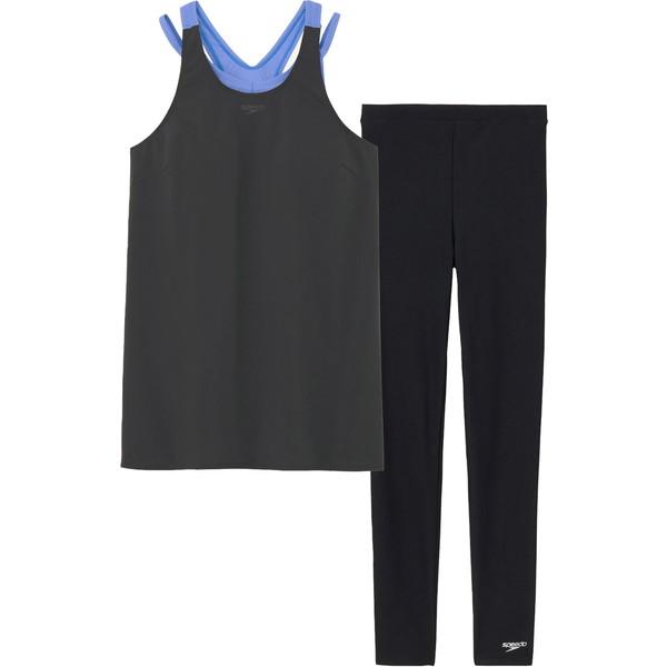 水着 スイムウェア セパレーツ Airpa Long チャコールグレイ  (JSS)