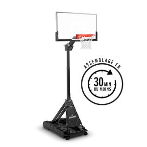 ゴール バスケットゴール 組み立て 6E2010JP 54インチ モーメンタス ＥＺ アッセンブリー アクリルポータブル クリアビュー (SP)