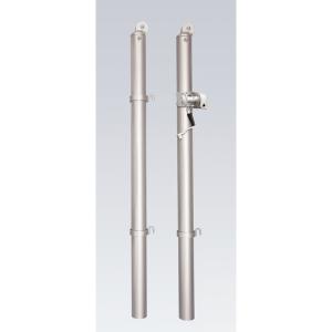 支柱 ステンレス 差込式 S-128 ステンレステニス支柱 直径76 (AKB)
