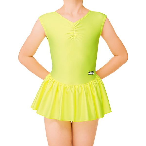 レオタード シャツ トップス R.G.LEOTARD ジュニア用スカート付きレオタード ルミナスイエ...