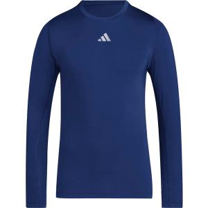 インナー Ｔシャツ ロングスリーブ テックフィット 長袖Tシャツ チームネイビーブルー (ADS)