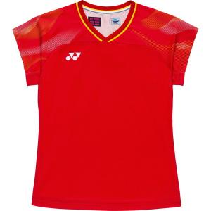 Ｔシャツ 半袖 ショートスリーブ ウィメンズゲームシャツ ブライトレッド (YNX)