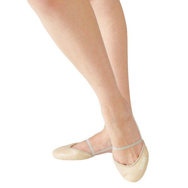 レザーハーフシューズ ベージュ/L2サイズ (JS186219/155-BE-L2) (Q41CD)