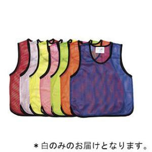 法人限定 メッシュベスト無地 白 JS221171/B-3467W (Q41CD)
