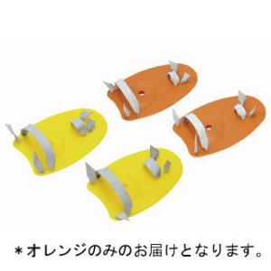 法人限定 スイムハンドパドル Mサイズ/オレンジ JS221190/B-3574M (Q41CD)