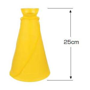 メガホンS黄 JS82761/EKB002分類：運動会 拡声器 メガホン (Q41CD)