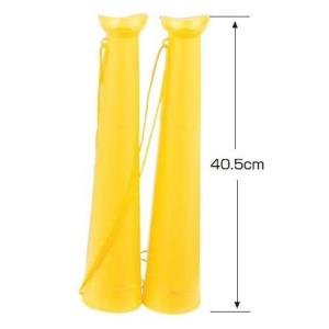 メガホンツイン黄 JS82763/EKB004分類：運動会 拡声器 メガホン (Q41CD)