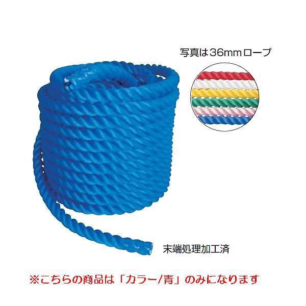 カラー綱引ロープ36mm青 JS83179/EKA422分類：運動会 Q41CD 送料ランク(B) ...