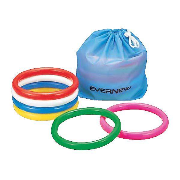 リングバトン6色組赤・白・青・黄・緑・ピンク JS83207/EGA160分類：運動会 (Q41CD...