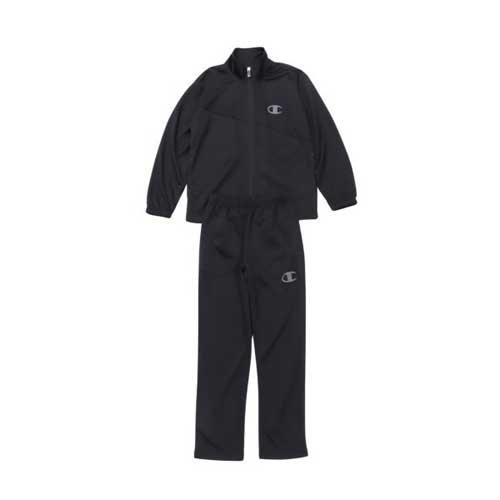 Champion チャンピオン CK-BSW01 キッズ トレーニングスーツ ブラック (090)