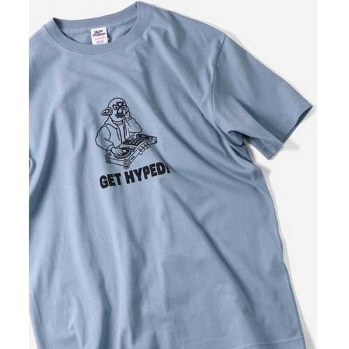 GYM MASTER ジムマスター G751770 5.6oz GET HYPED Tシャツ グレイ...