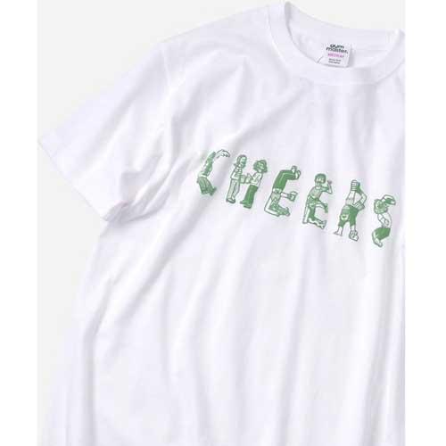 GYM MASTER ジムマスター G774772 5.6oz CHEERS Tシャツ ホワイト(0...