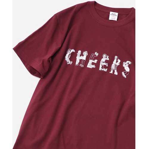 GYM MASTER ジムマスター G774772 5.6oz CHEERS Tシャツ ワインレッド...