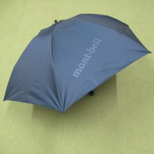モンベル mont-bell トラベル サンブロックアンブレラ #1128658 ブルーブラック 折り畳み傘日傘 日傘