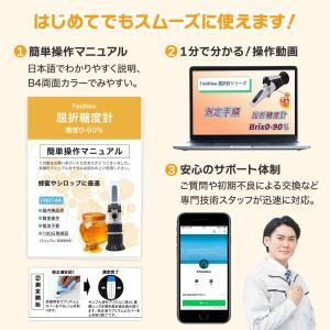 【★4.7超】【国内検品済】屈折糖度計 0-9...の詳細画像2