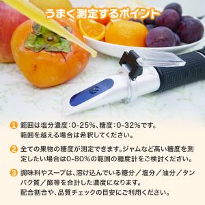 【国内検品済】糖度・塩分 2in1 屈折計 測...の詳細画像5