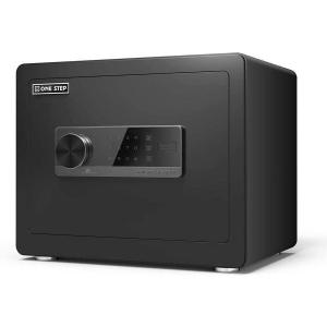 金庫 大型 32L 緊急キー付 防犯 盗難防止 アラーム付 専用鍵2本 家庭用