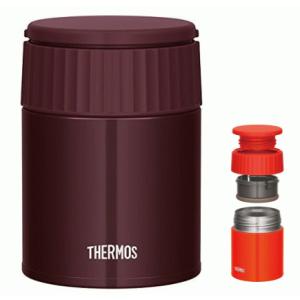サーモス 　真空断熱スープジャー　 HOT&amp;COLD　400ml  JBQ-401　カラー　チョコ・トマト　スープジャー サーモス400