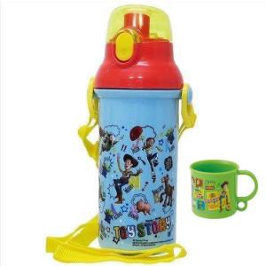 スケーター　TOY　プラワンタッチボトル480ml ＋プラコップ　セット　 トイストーリー食洗器対応　直飲み　PSB5SAN　子供用　水筒　