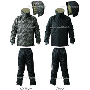 　Makku AS-3110 サーモセイバー防水防寒スーツ2 ブラック　ジオグレー　マック