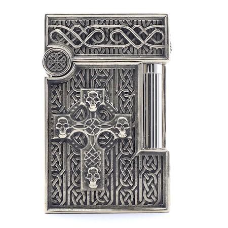 ST.Dupont エステー・デュポン ライター 限定品 オートクリエーション スカル ライン2 0...