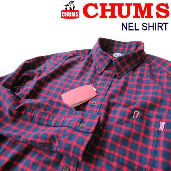 チャムス/CHUMS【ネルシャツ/起毛チェックBDシャツ】ワークシャツ　Nel Shirts　CH0...