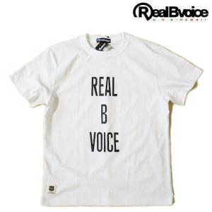 リアルビーボイス RealBvoice【RBV シンプル Tシャツ】インライン 半袖プリントＴシャツ 10451-11795 ホワイト Lサイズ｜fifth