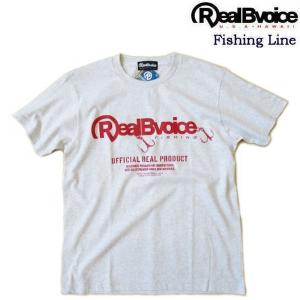 リアルビーボイス RealBvoice　半袖プリントＴシャツ (AMBERJACK) フィッシングライン 23SSRBV-FH001 オートミール XLサイズ｜fifth