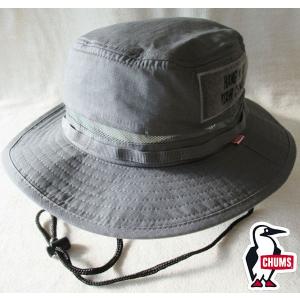 チャムス★CHUMS【レイトンバケットハット】Layton Bucket Hat ミリタリーハット キャンプアウトドア帽子 CH05-1373 グレー｜fifth