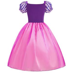 ラプンツェル ドレス 子供 コスプレ 衣装 豪...の詳細画像2