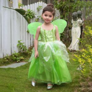 ティンカーベル ドレス 子供 コスプレ 衣装 ...の詳細画像1