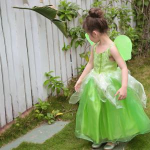 ティンカーベル ドレス 子供 コスプレ 衣装 ...の詳細画像2