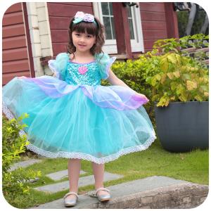アリエル ドレス 子供 コスプレ 衣装 豪華9...の詳細画像1