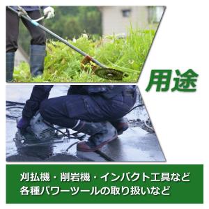 アトム 作業用手袋 振動軽減手袋 背抜きタイプ...の詳細画像2