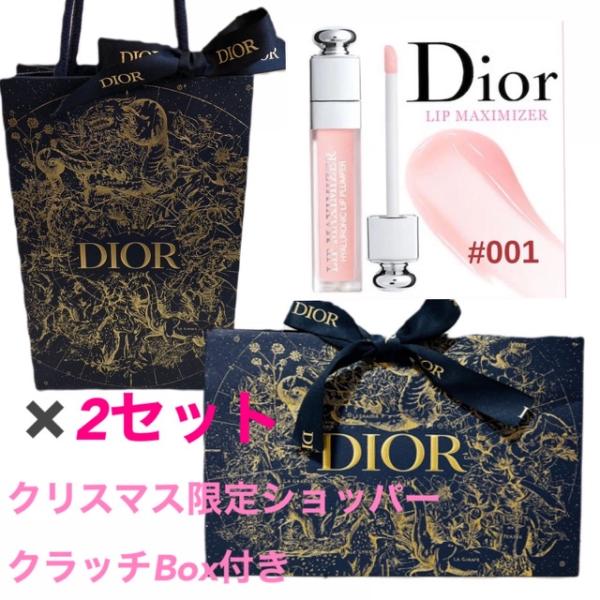 Dior ディオール 2022 ホリデー ショップ袋付き アディクト リップ マキシマイザー ×２ ...