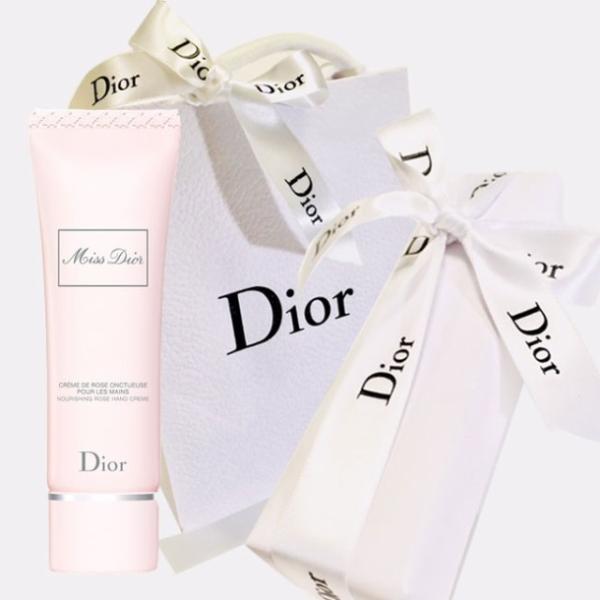 DIOR ディオール ミス ディオール ハンド クリーム  ×１白クラッチBox ギフトセット 白M...