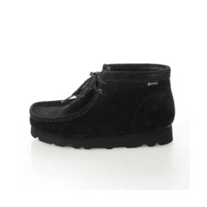 クラークス ワラビーブーツゴアテックス  Clarks WallabeeBT.GTX Black - 26168586 レディース ウィメンズ シューズ フットウェア ブーツ モカシン｜figure-corners