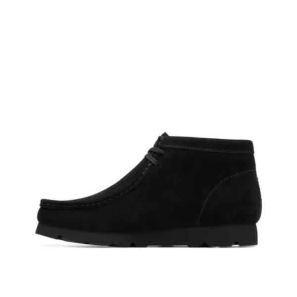 クラークス ワラビーブーツゴアテックス Clarks WallabeeBT GTX Black Sd...