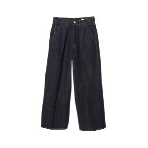 マーカーウェア キモノデニム プレーテッドワイドデニム MARKAWARE KIMONO DENIM...