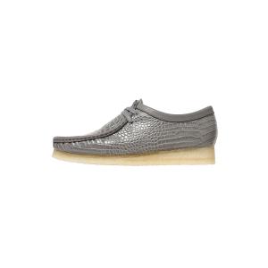 クラークス ワラビー グレークロコ Clarks Wallabee Grey Croc - 26176573 メンズ シューズ フットウェア ブーツ 靴｜figure-corners