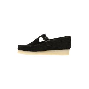 クラークス ワラビーTバー ブラックスエード Clarks Wallabee T Bar Black Sde - 26175666 レディース ウィメンズ シューズ フットウェア 靴｜figure-corners