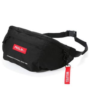 在庫なし ミルクフェド MILKFED. BAR &amp; UNDER LOGO BIG FANNYPACK - 03194077