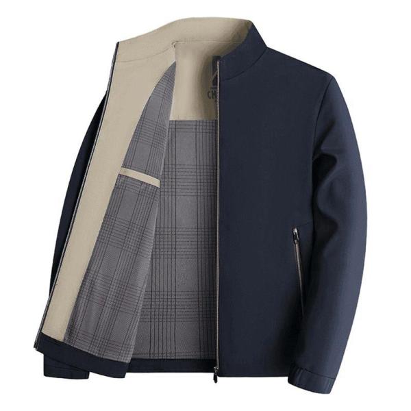 ビジネスジャケット 裏起毛 メンズ 50代 60代 シニアファション 高齢者 中高年 紳士服 ステン...