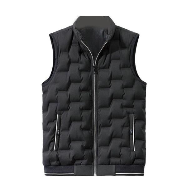 メンズ ダウンベスト アヒル羽毛 軽量 インナー ダウンジャケット ベスト 無袖ジャケット カジュア...