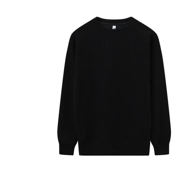 ゆったり 長袖 丸襟 メンズ S-4XL パーカー フルオーバー トレーナー 無地 プルオーバー 秋...