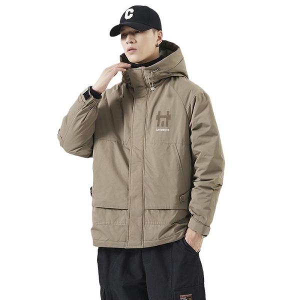 ダウンジャケット アウトドア メンズ ダウンコート ステンカラー 撥水 防風 M-4XL アウター ...