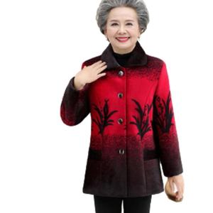 裏起毛 レディース ジャケット 裹ボア 長袖 花...の商品画像